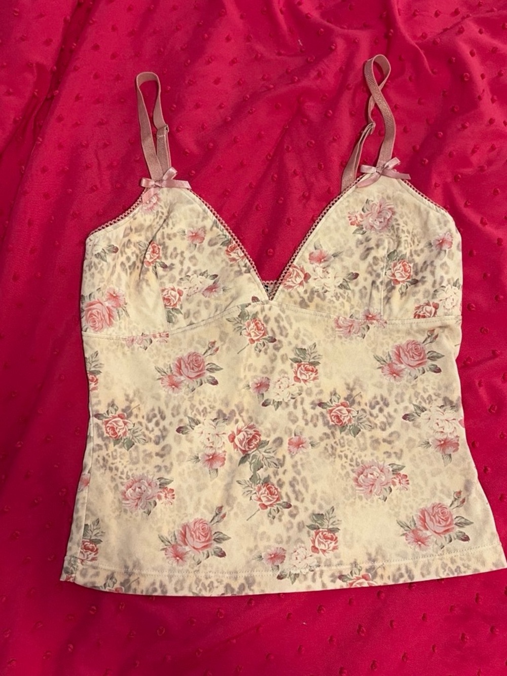 Pacsun Leopard & Floral Tank